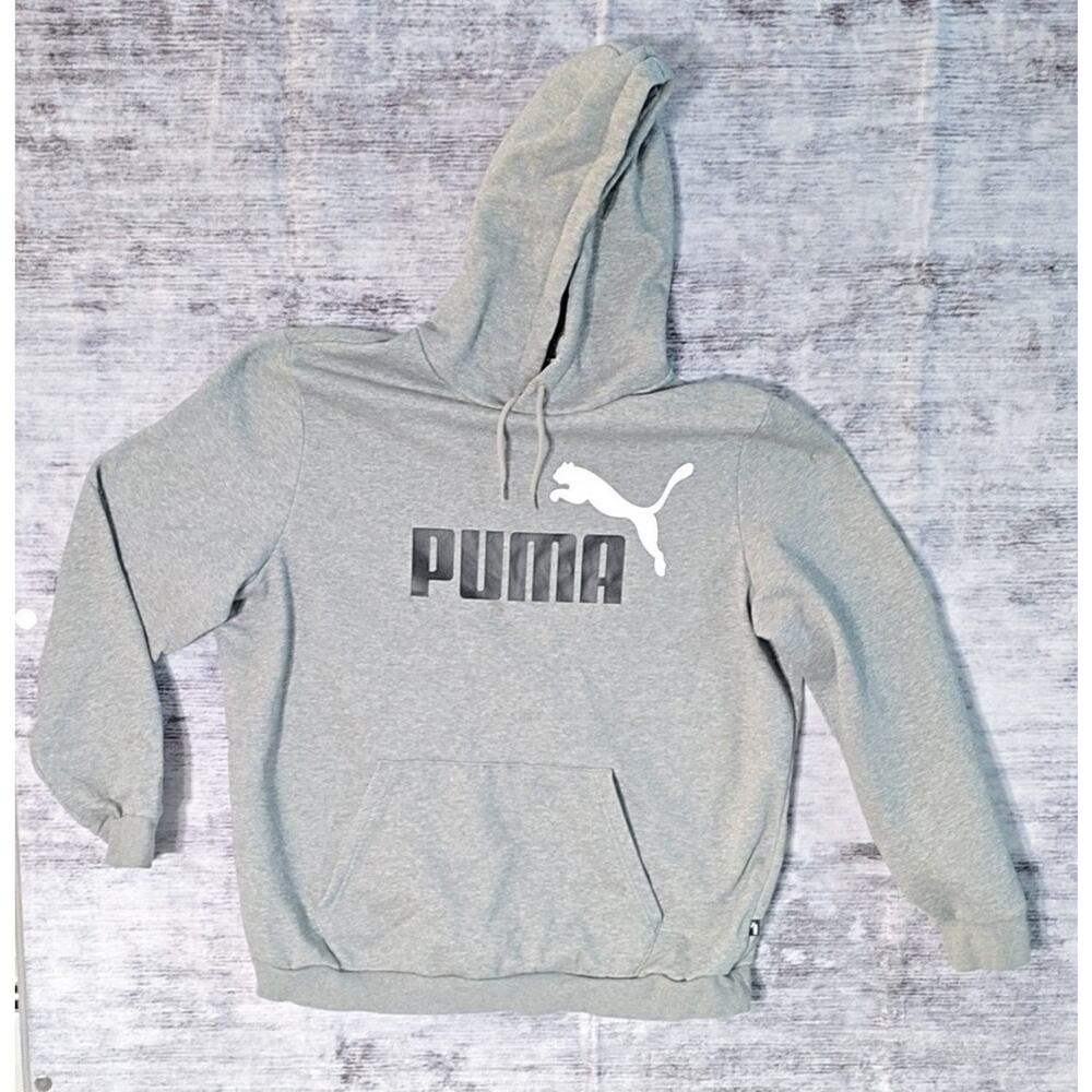 puma hoodie pullover men gray xl B0074